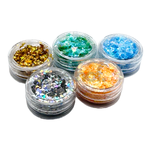 Preview: NAM24 Nailart Glitter Flakes | Abverkauf Mix 5-teilig Preview: NAM24 Nailart Glitter Flakes | Abverkauf Mix 5-teilig